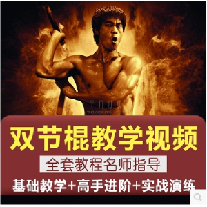 双节棍视频教程双截棍教学全套两节棍初学者入门实战训练技巧方法-资源虚拟仓库