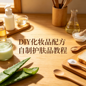 DIY化妆品配方自制护肤品教程学习资料手工制作大全芦荟胶水乳霜-资源虚拟仓库